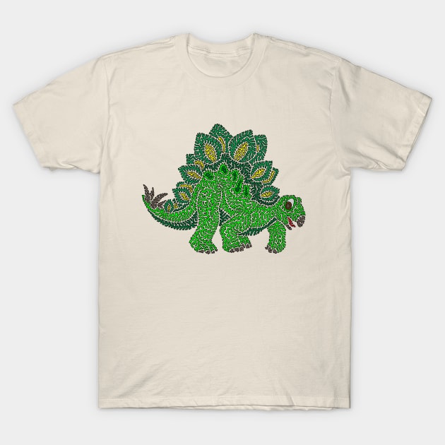 Stegosaurus T-Shirt by NightserFineArts